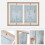 2 Pcs Siamese Rotating Photo Frame Double Sided Holder 8