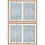 2 Pcs Siamese Rotating Photo Frame Double Sided Holder 5