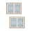 2 Pcs Siamese Rotating Photo Frame Double Sided Holder 7