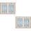 2 Pcs Siamese Rotating Photo Frame Double Sided Holder 6