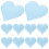 2000 Pcs Heart Shape Sponge Confetti for Wedding Party Decor 1
