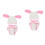 2pcs Knit Newborn Baby Rabbit Hat Pant Set 4