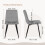 Joolihome 2 PCS Dining Chairs, Linen Breathable Cushion Seat 4