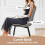Joolihome 2 PCS Dining Chairs, Linen Breathable Cushion Seat 6