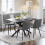 Joolihome 2 PCS Dining Chairs, Linen Breathable Cushion Seat 7