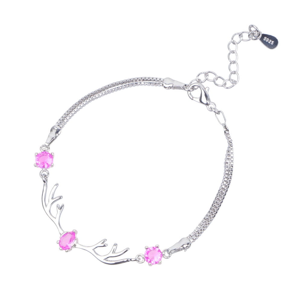 Photos - Bracelet 2pcs Valentine's Day  for Women Fashion Jewelry Red