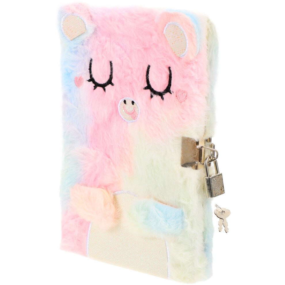 Photos - Notebook 4pcs Plush Secret Diary with Lock for Girls Writing 