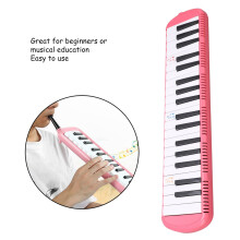 37-Tasten Pink Melodica Blasinstrument für Erwachsene & Anfänger