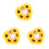 3pcs Artificial Sunflower Wedding Ring Pillow Without Ring 2