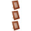 3pcs Rustic Wooden Picture Frame Tabletop Display 10