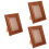 3pcs Rustic Wooden Picture Frame Tabletop Display 8