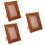 3pcs Rustic Wooden Picture Frame Tabletop Display 9