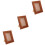 3pcs Rustic Wooden Picture Frame Tabletop Display 7