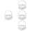 4pcs Heart-Shaped Ring Pillow with Handle 6