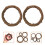 32 Pcs Natural Rattan Wreath Making Hoops Vine Branches 8