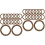 32 Pcs Natural Rattan Wreath Making Hoops Vine Branches 4