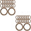 32 Pcs Natural Rattan Wreath Making Hoops Vine Branches 6