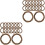 32 Pcs Natural Rattan Wreath Making Hoops Vine Branches 3