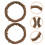 32 Pcs Natural Rattan Wreath Making Hoops Vine Branches 9
