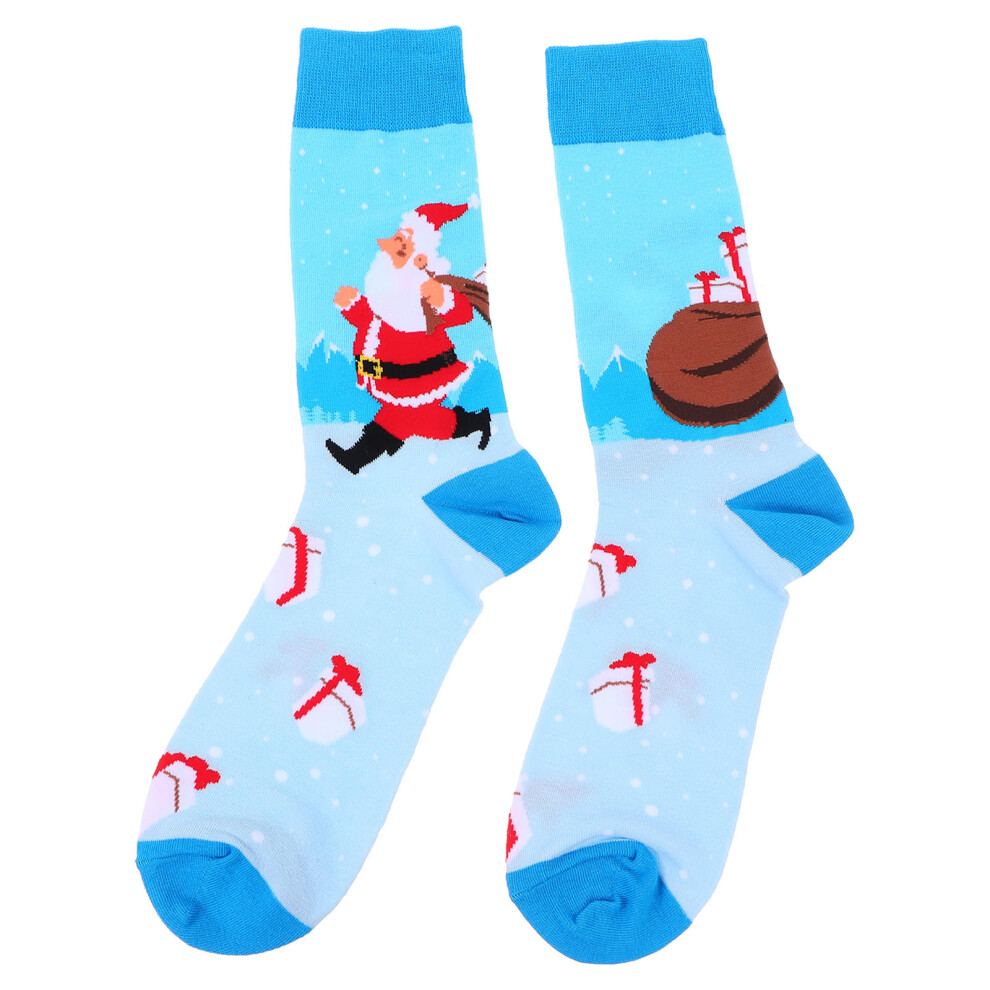 8 Pairs Christmas Style Mid-Calf Socks Male Stocking-image-OPC-PKCHPBQ-NEW