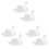 6 Pcs Swan Place Cards Clips Table Number Holders 2