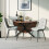 Joolihome 6 PCS Dining Chairs, Linen Breathable Cushion Seat 9
