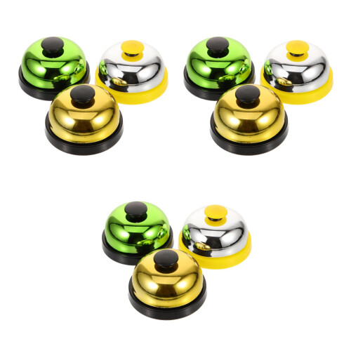 9 Pcs Dog Potty Training Bells Footprint Pattern Plastic Device 2