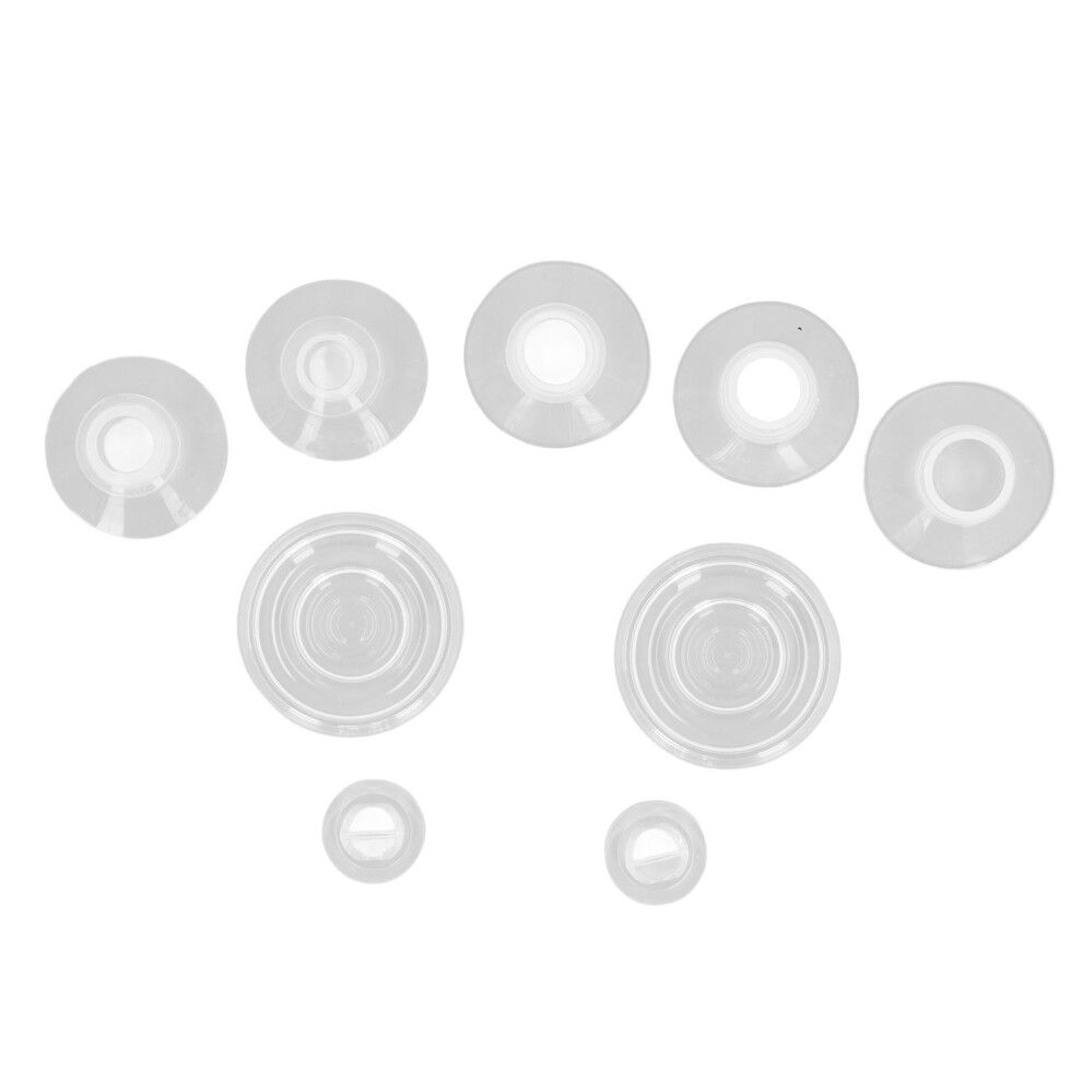 Breast Pump Accessories 9pcs Silicone Flange Insert Kit Caliber Converter Fit