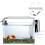 2 Pcs Plastic LED Fish Tank Clip Light Plug 40-50cm 10
