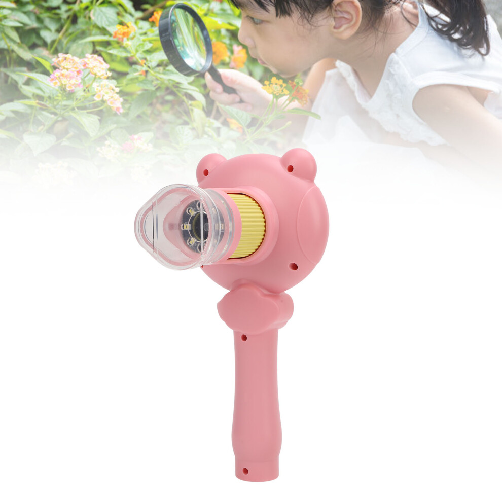 Kids Handheld Microscope 2.5K 48Mp 2" Screen 8X Zoom Pink 9491346829416