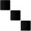 3pcs Reflective Black Acrylic Display Boards for Photography 9