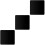 3pcs Reflective Black Acrylic Display Boards for Photography 5