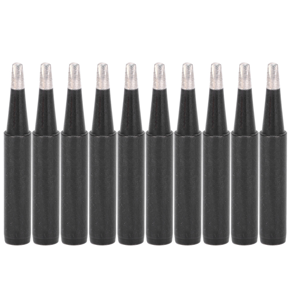 10Pcs Soldering Iron Tips Replacement Black Inner