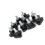 10Pcs Triangular Hand Screw Adjustable Knob 8