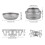 Réchaud à alcool Ti Mini 7,1  4,4 cm, support, 2 kg, argent 11