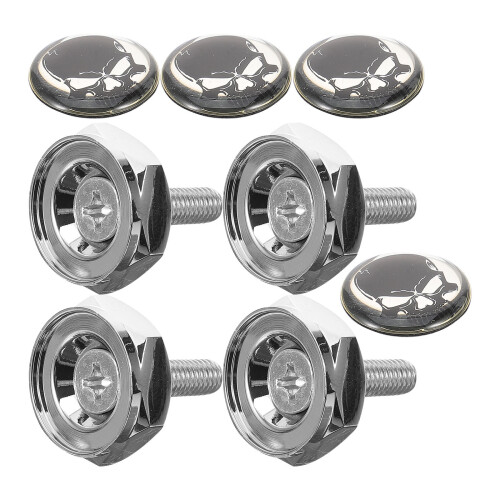 4 Sets Car License Plate Mounting Kit Fixing Screws 1