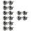 4 Sets Car License Plate Mounting Kit Fixing Screws 5