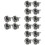 4 Sets Car License Plate Mounting Kit Fixing Screws 6