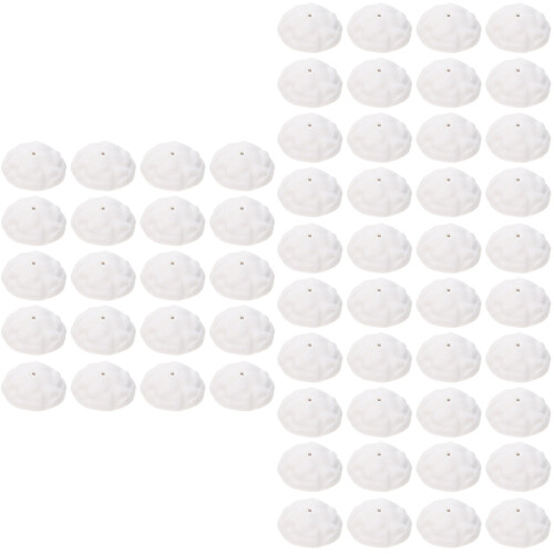 60 Pcs Resin Crafts Bases Christmas Tree Holders DIY 2