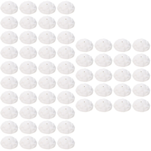 60 Pcs Resin Crafts Bases Christmas Tree Holders DIY 1