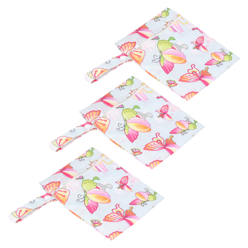 3pcs Waterproof Baby Diaper Wet Dry Bags Set Travel & Swim Cloth Organizer T04