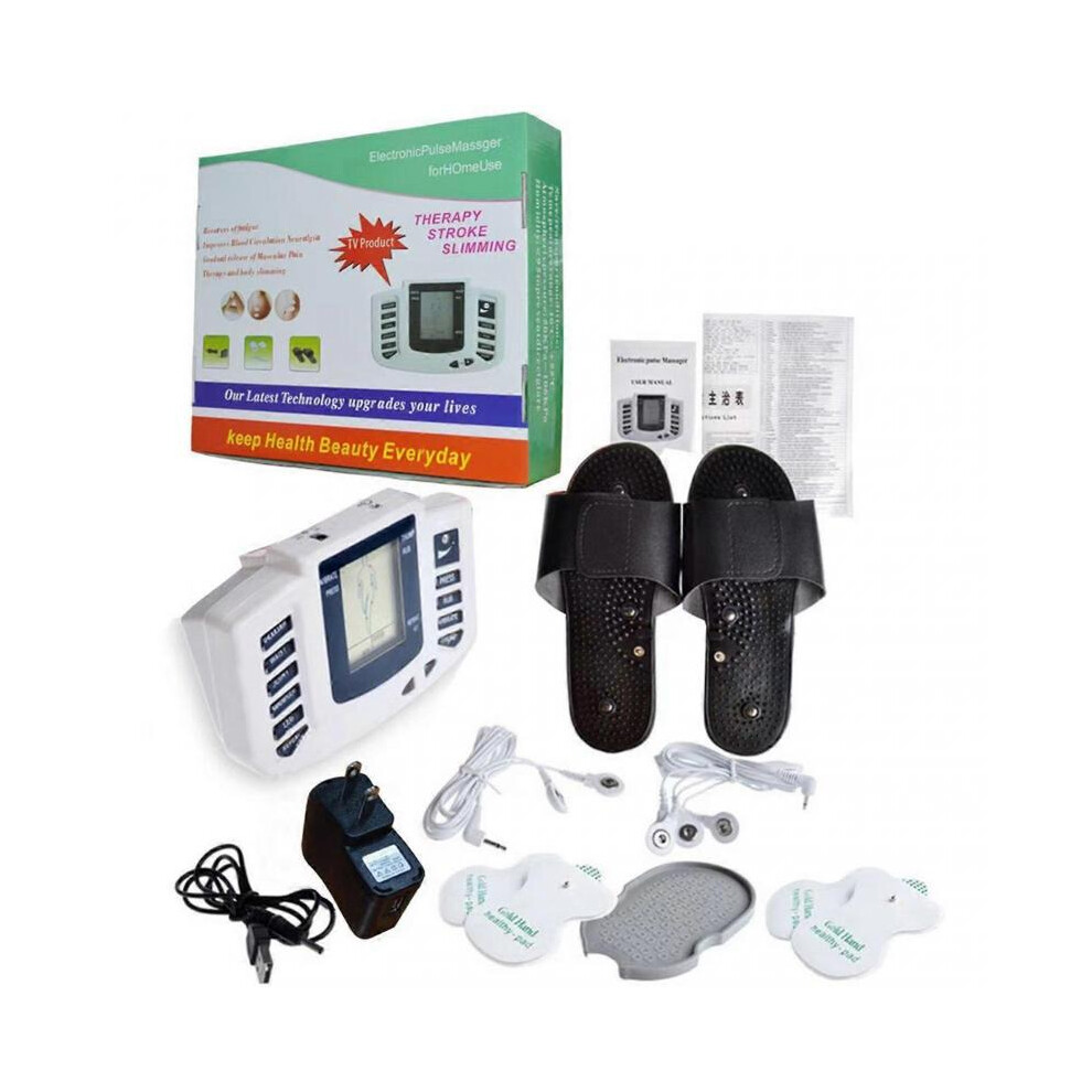 Multifunctional Electric Pulses Massager Stimulator Tens Acupuncture Therapy Machine Kit For Adults Elderly-image