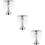 3 Pcs Wedding Candlestick Crystal Candleholder Flower Rack 7