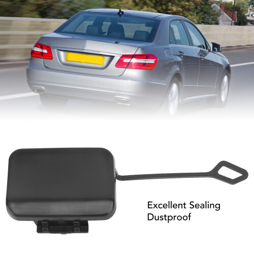 Rear Bumper Tow Hook Cover for E-Class W212 2010-2013 ABS Dustproof 2