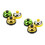 6 Pcs Pet Dog Potty Training Bells Footprint Pattern 5