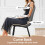 Joolihome 2 PCS Dining Chairs Set, Faux Leather Cushion Seat 5