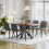 Joolihome 2 PCS Dining Chairs Set, Faux Leather Cushion Seat 6