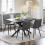Joolihome 2 PCS Dining Chairs Set, Faux Leather Cushion Seat 8