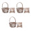 3 Sets Wedding Ring Pillow Flower Basket Decoration 8