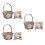 3 Sets Wedding Ring Pillow Flower Basket Decoration 11